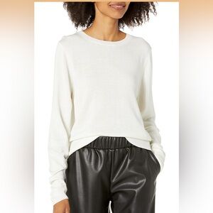 The Drop Ivory Long Sleeve Sweater